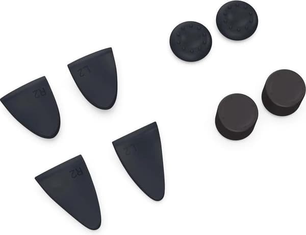 Tommelfingergreb og udløsersæt - Velegnet til PS5/Playstation 5/Xbox One/PS4 - Silikone controllerbeskyttelse - Gamingtilbehør - Sort