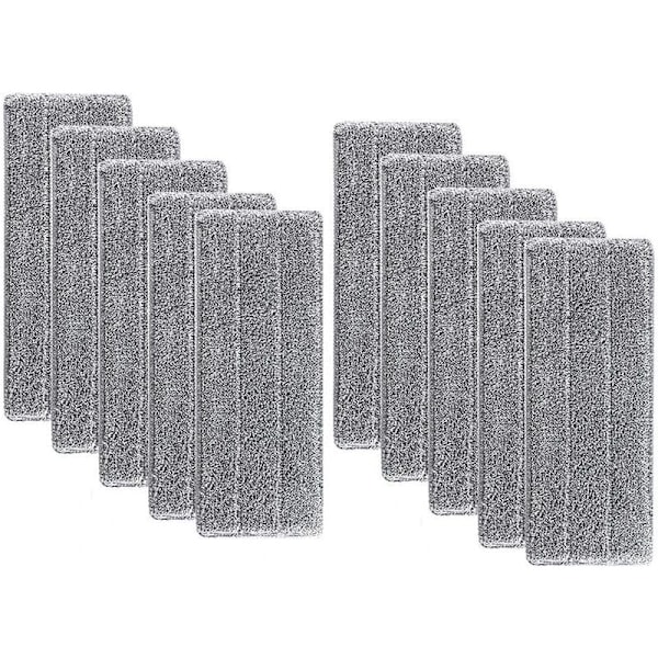 Superabsorberande mopphuvudrefiller - Tvättbar mikrofiber mopphuvud för hushållsrengöring, tvättbar mikrofibermopp (10 st)