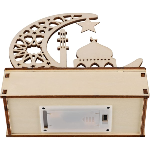 Ramadan LED Træljus Ramadan Lygte LED Ramadan Dekorationslys (20x16cm)