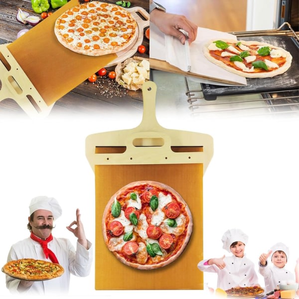 Liukuva Pizza Peel Pala Pizza Scorrevole, Pizza Paddle ja Handtag