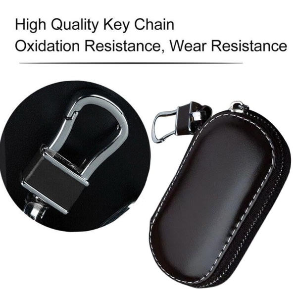 IC Bilnøgleetui Læder Nøgleetui Lanyard Lanyard Ny