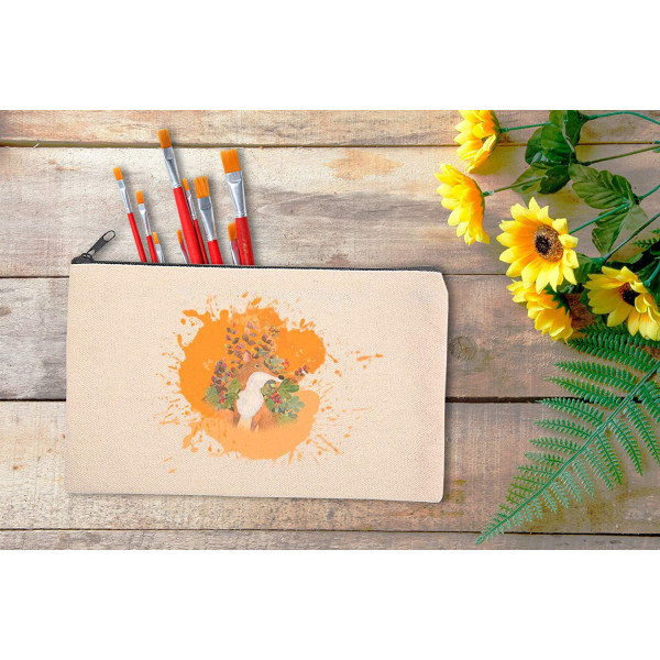 IG 10-pak Tom DIY Håndværkstaske Canvas Case Sminkeposer - 12 pak