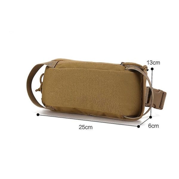 IC Multifunktionel Messenger Taske Skulder Stöldbeskyttelse ArmyGreen