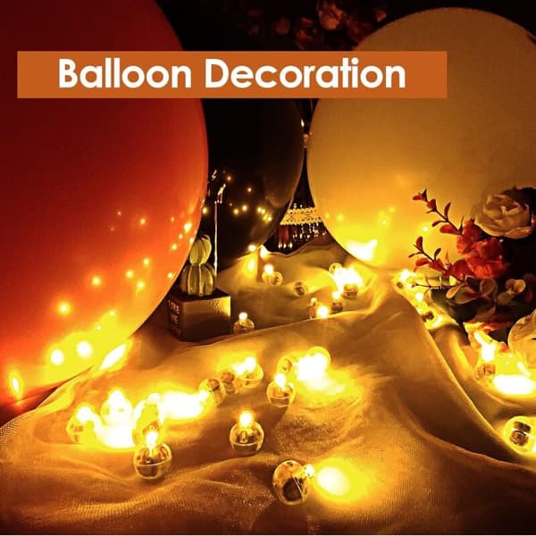 LED-ballonlamper 50 stk. LED-ballonlampe, LED-lanterne, Mini