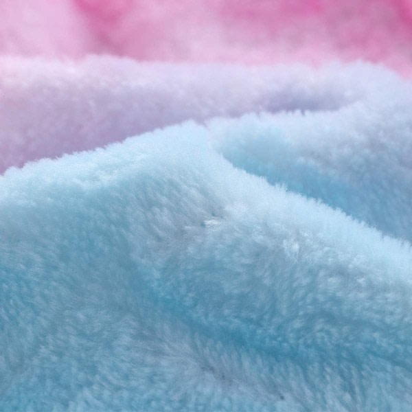 IC Mermaid Tail Filt til barn, Varm Fluffy Mjuk Flanell Fleece Filt, All Season Sove Filt, Piger, 43×99cm