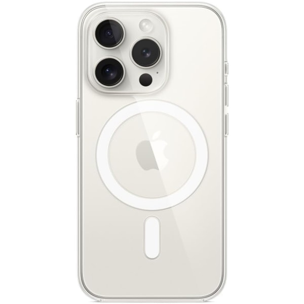 IC Apple Transparent skal med MagSafe til iPhone 15 Pro