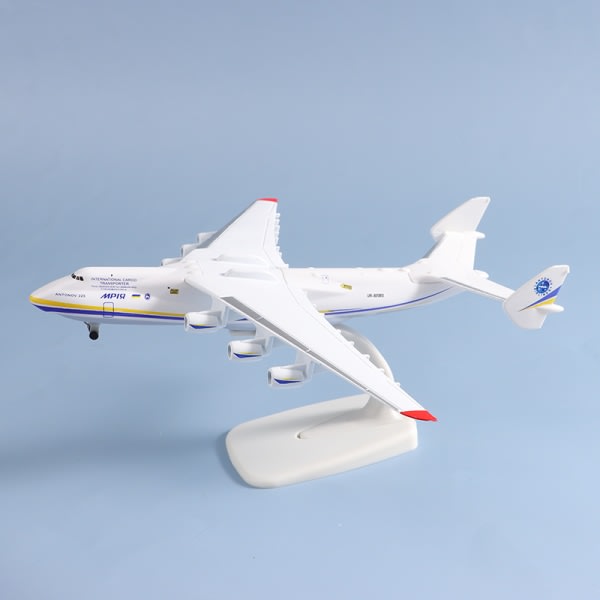 IC 1:400 An-225 Lentokone Malli Leikki 8 tuumaa Ukraina Maalattu Mriya Tra Yksi koko