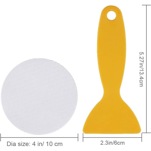 IC 20st halkfria badmattor Duschdekaler Klar texturerad rund