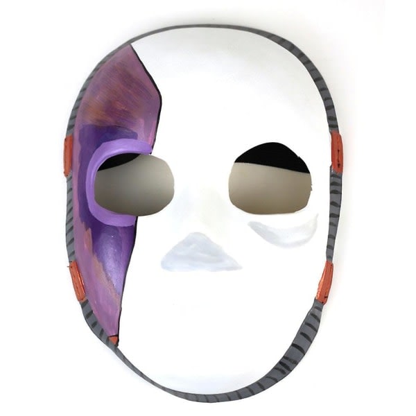 IC Sally Face Lateksimaski Halloween Cosplay-tarvikkeet