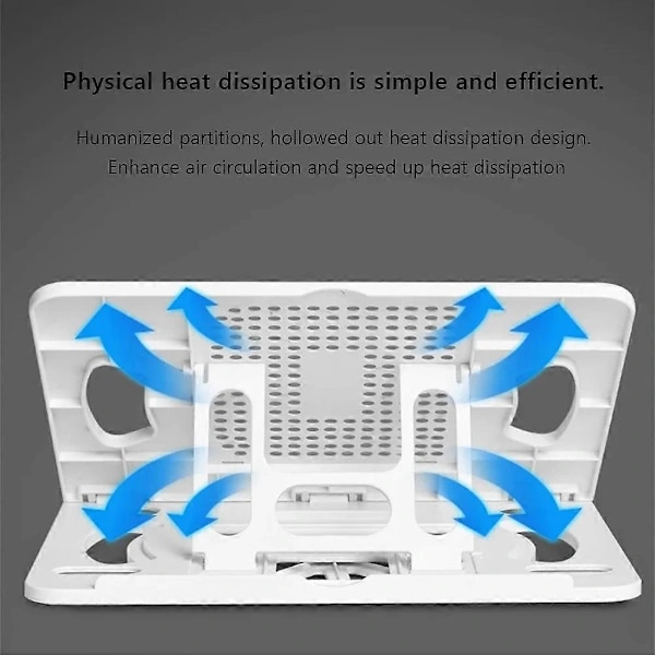 Rotatable Adjustable Foldable Laptop Stand Universal Portable Desk Notebook Holder Tablet Bracket Support Accessories, B