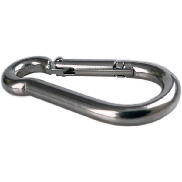 2 stk M4 karbinhaker - Heavy Duty 304 Snap Hook i rustfritt stål IC