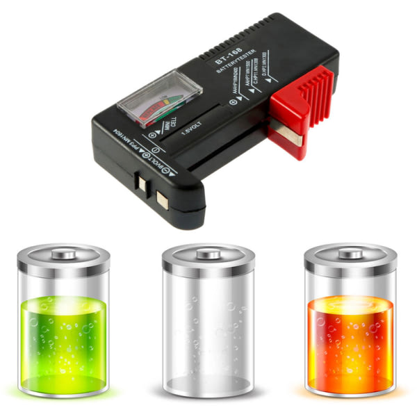 IC Batterinivåtestare, digital displaydetekteringsdisplay, 5 och 7 laddningsbara AA-batterier (BT-168 pekskärm)