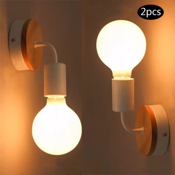 IC Vit trädekor LED vägglampa Upp/Ned Dekorativ inomhuslampa