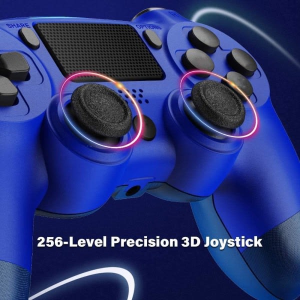 IC PS4-controller trådløs Bluetooth gamepad (sort)