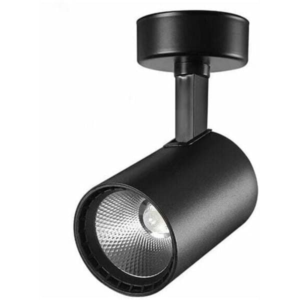 Takspotlight, inomhusspotlight, vridbar, justerbar, mattsvart