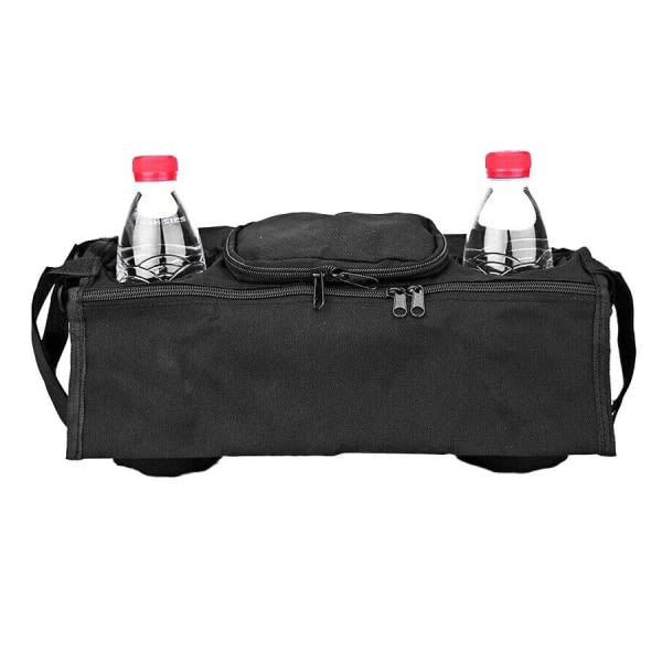 IC Barnevognsoppbevaring med Koppholder Svart