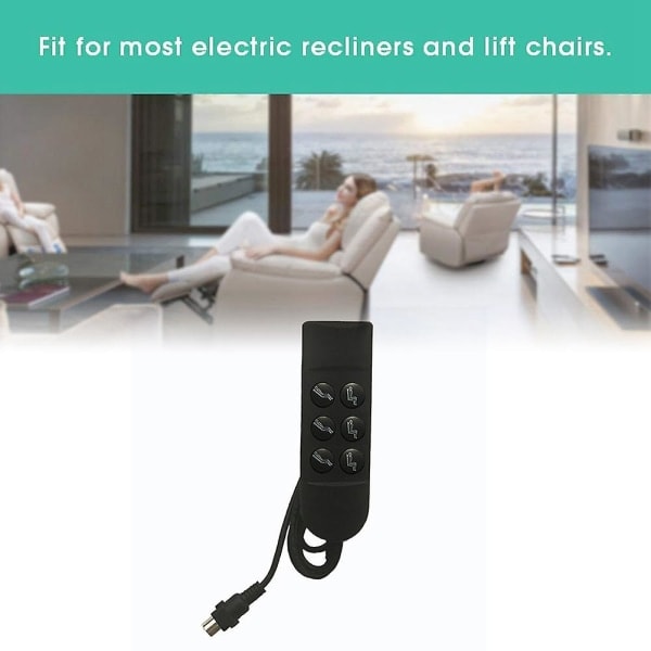 IC Elektrisk Reclinestøl Stoledele Power 6-knapper Elektrisk Sofa