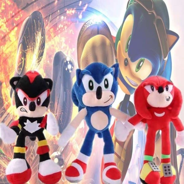 IC Sonic Anime Figur Plyschdocka Leksak gul -1 yellow