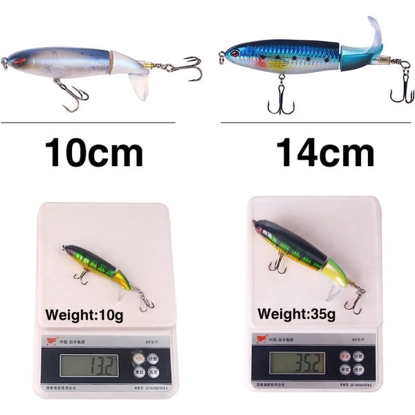 IC 1 st 35g bete Propell Yttraktor penna Plast hårt bete imitasjon falskt bete imitasjon fiskeredskap produkter