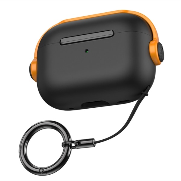 IC AirPods 3 etui - Deksel / Beskyttelse - Låsbar Svart Gul Airpods 3