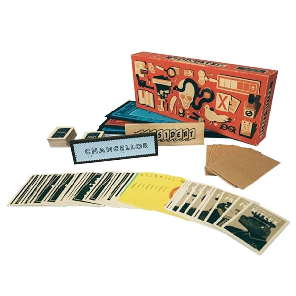Secret Hitler kortspill - for voksne 5-10 spillere - B B