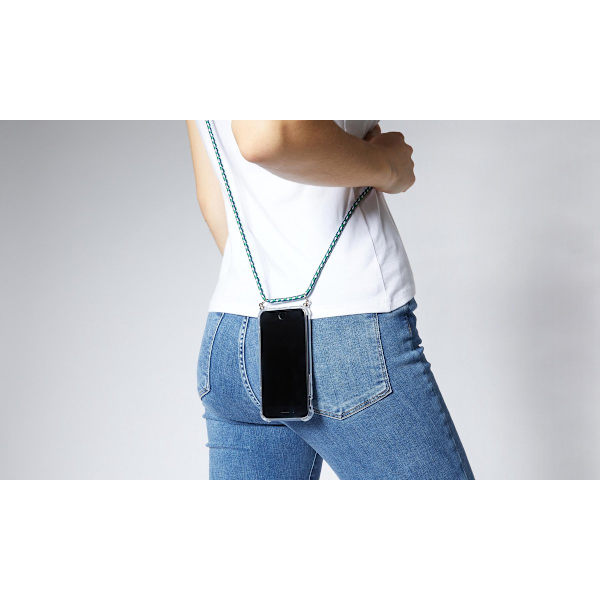 Telefoncover med snor iPhone 11 PRO MAX - Sort snor - Air Cushion Beskyttelse
