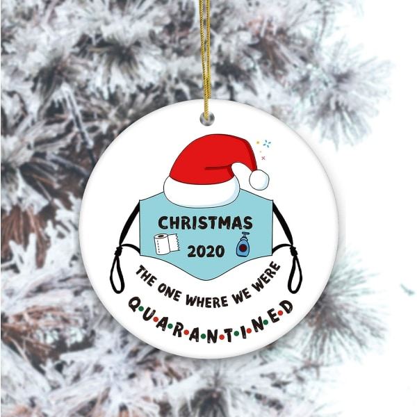 IC Julgranspynt 2020 Ornament Bär Hatt Pandemi
