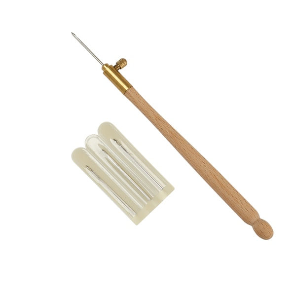 1. fransk trebroderisats med Tambour-virknål