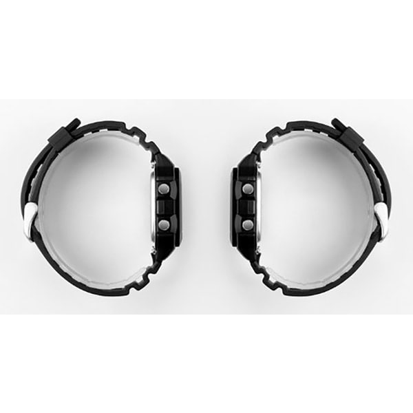 IC Digital display mænds elektronisk ur dobbelt tid armbåndsur