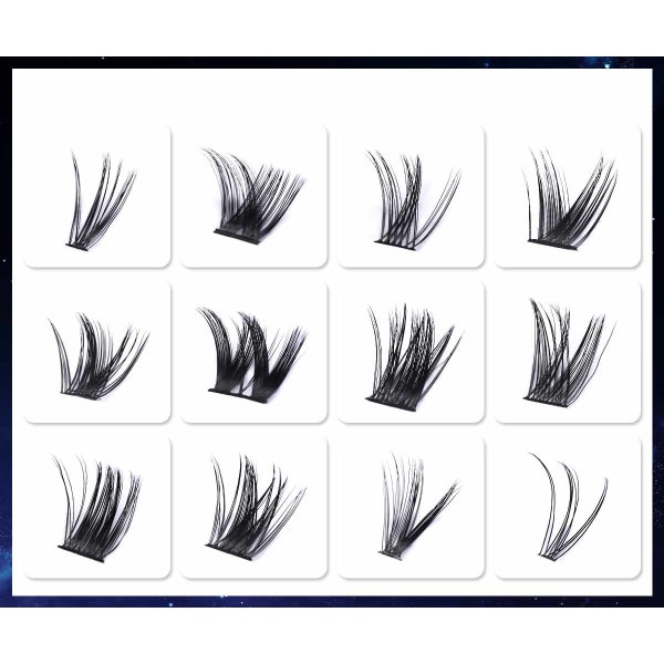 IC 40P Individuelle Vippeextensionsæt Naturligt Look Volumen