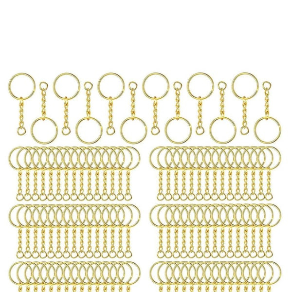 1/2/3/5 360 st Nyckelringar Ringar DIY Öppna Split Hoppa Ringar Silver Guld 16x15x2.0cm 1Set IC