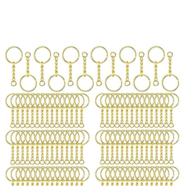 1/2/3/5 360 stk Nøgleringe Ringe DIY Åben Split Hoppe Ring Sølv Guld 16x15x2.0cm 1 Sæt IC