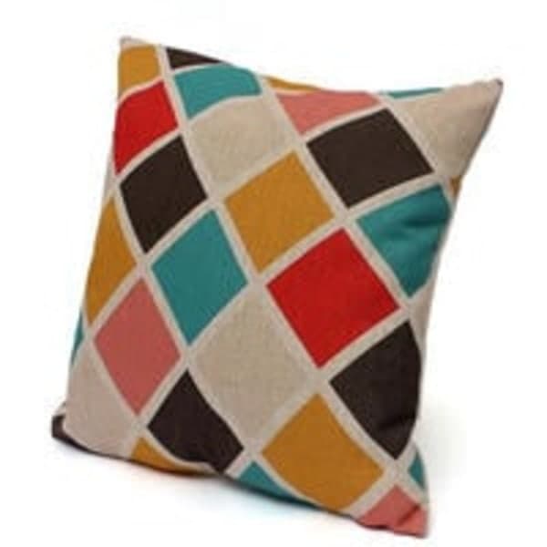 IC Kuddfodral, Set med 6 Geometriska Kuddfodral 45cmx45cm