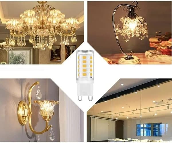 G9 LED-lampor 5W – Varmvitt – 10 st