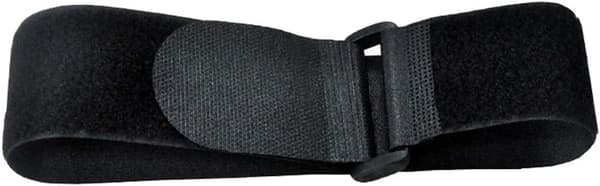 Velcro Kabelbindere, 10-pak Sorte Selvklæbende Kabelbindere, Nylon Kabelbindere med Spænder (2,54 cm x 40,64 cm)