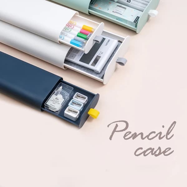 Hidden Self-Adhesive Storage Box for Desk White S