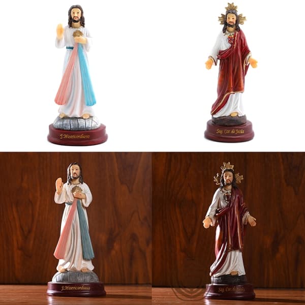 IC Religiøse Statuer Hellig Jesus Kristus Statuer og Figurer Div B