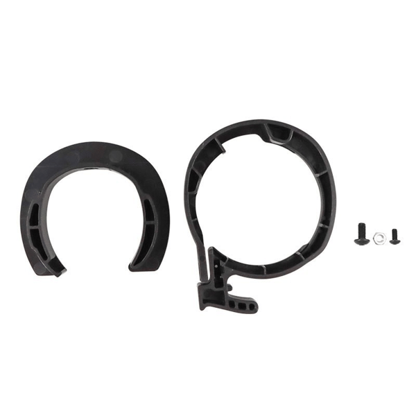 Sammenklappelig låsering udskiftningssæt ABS frontspændering til Xiaomi M365 Pro El-løbehjul Sort 3 x 1,2 cm