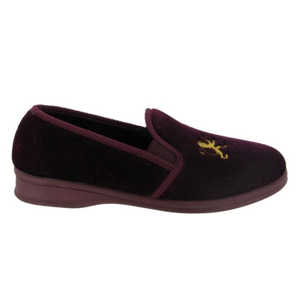 Mirak Warminster/Frank Slip-On Tofflor / Herretofflor / Classic Wine 9 UK