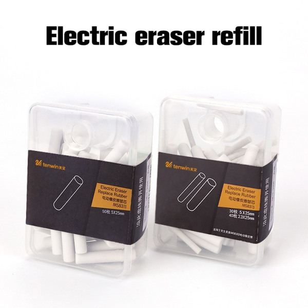 IC 50 st/70 st 2,5 mm Elektriskt Suddgummi Refill Suddgummi Refill Skiss A2