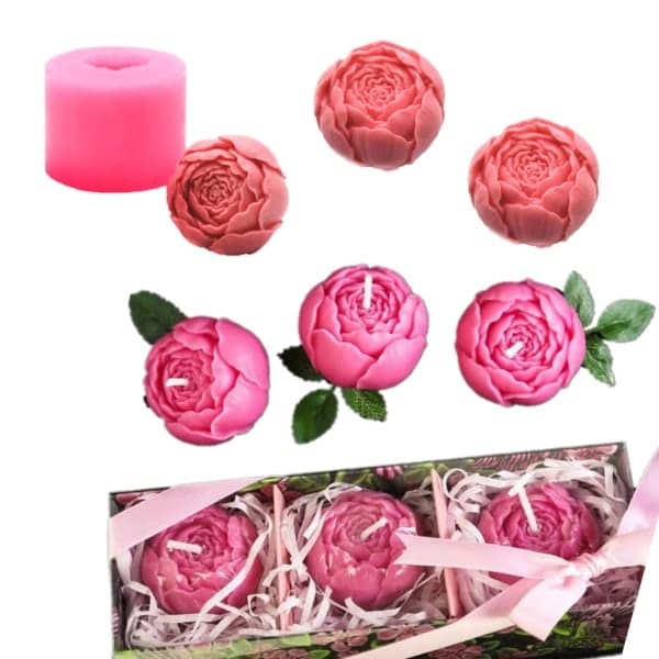 IC Lotusblomst & Roseforme til Chokolade