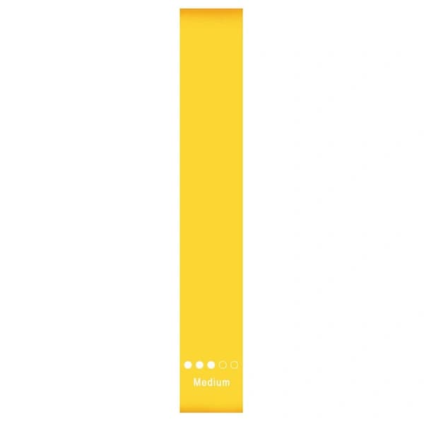 Elastic Training Band - Medium Yellow Medium Medium Medium