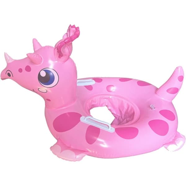 IC Djur Uppblåsbar Pool Flotation, Dinosaurie Simning Flotation Ring för 3-9 År Toddler Uppblåsbar Flotation Djur Simning