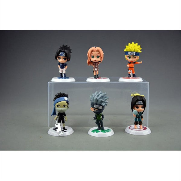 IC 6 stk/ sæt Naruto Shippuden Anime Actionfigurer Model PVC-statuette