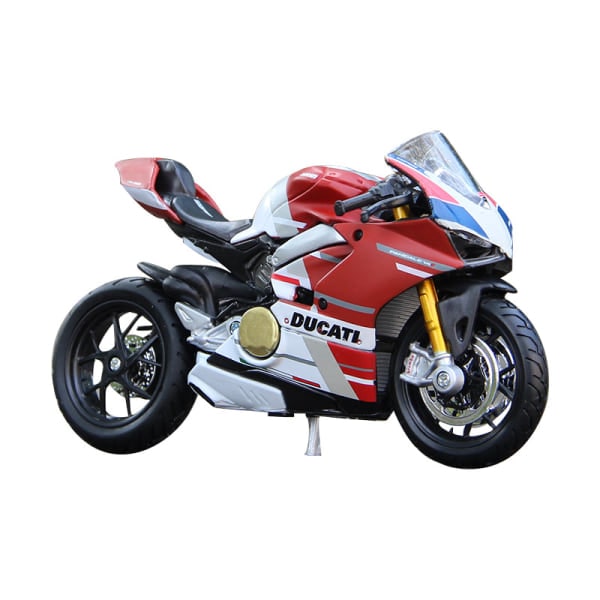 IC Ducati Panigale V4S moottoripyörä malli leluauto simulaatio metalli moottoripyörä koriste