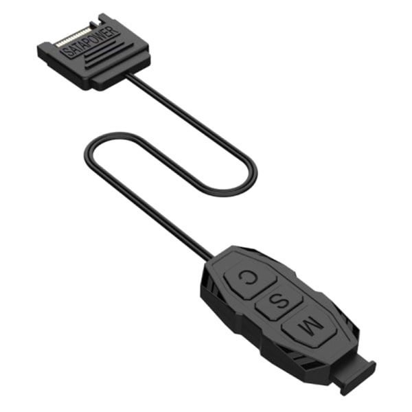 IC Argb Mini Controller 5v 3pin Till SATA Drivs Inbyggd Ljus För