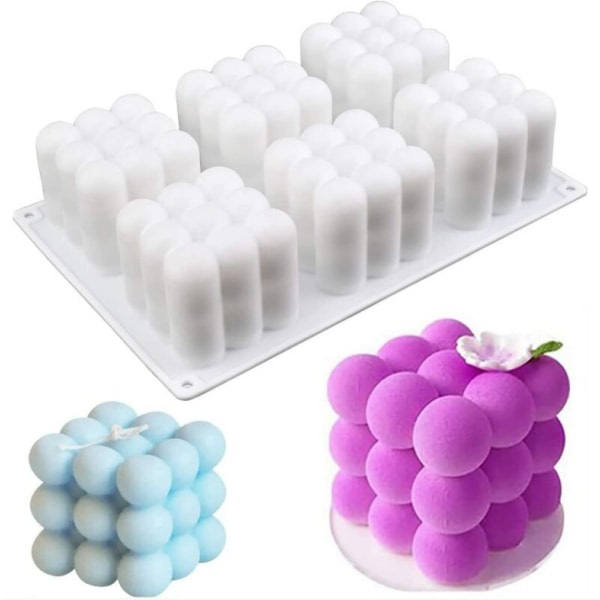 IC Form, form med 6 hulrum, chokolade mousse