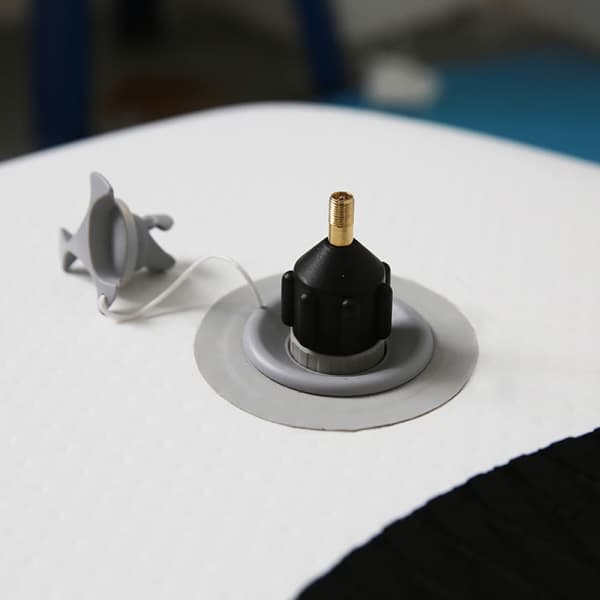 IC Surfbräda Air Pump Adapter Uppblåsbar Stand Up Paddle Board Rub Black