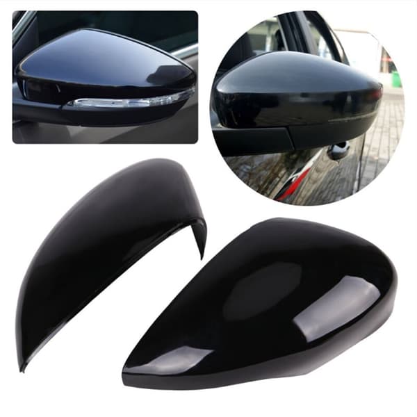 Bil Gloss Sort Sidespejlshætte til Fiesta 2009-2015 Sidecovers 8A6117K746CA 8A6117K747CA