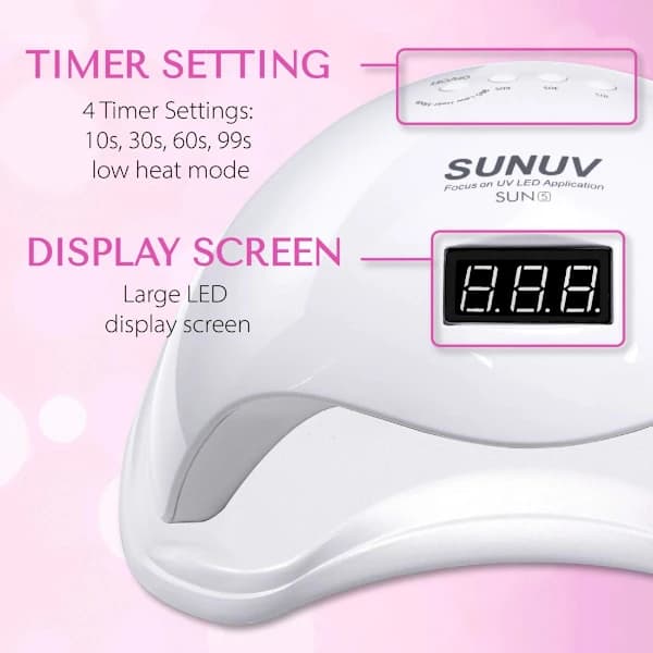 SUN Pro 48W LED UV-lampe til negle